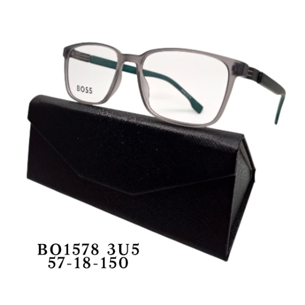 Imagen de MONTURA CUADRADA, PARA LENTES OFTALMOLOGICOS BOSS - GRIS 